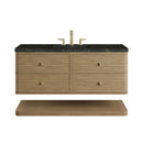 James Martin Allamari 48" Floating Single Bathroom Vanity, Dune Mist