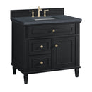 James Martin Lorelai 36" Single Bathroom Vanity, Black Onyx