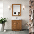 James Martin Bristol 30" Single Bathroom Vanity, Saddle Brown
