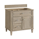 James Martin Lorelai 36" Single Bathroom Vanity, Whitewashed Oak