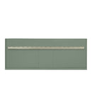 James Martin Chicago 72" Double Bathroom Vanity, Smokey Celadon