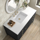 James Martin Myrrin 48" Single Bathroom Vanity, Carbon Oak