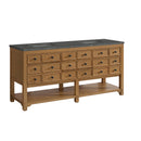 James Martin Malibu 72" Double Bathroom Vanity, Amber Birch