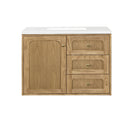 James Martin Laurent 36" Dual Mount Single Bathroom Vanity, Light Natural Oak