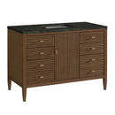 James Martin Myrrin 48" Single Bathroom Vanity, Mid-Century Walnut