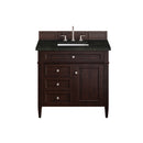 James Martin Brittany 36" Single Bathroom Vanity, Burnished Mahogany