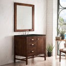 James Martin Addison 36" Single Bathroom Vanity, Mid-Century Acacia