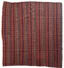 UNIQUE Antique Square Azerbijani Shahsavan Jajim Rug 6’4” x 6’8”