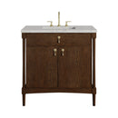 James Martin Kinnsden 36" Single Bathroom Vanity, Sable Oak