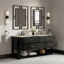 James Martin Lucian 72" Double Bathroom Vanity, Carbon Oak