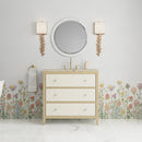 James Martin Celeste 36" Single Bathroom Vanity, Sunwashed Oak with Embossed Shagreen Drawer Fronts