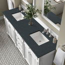 James Martin Bristol 72" Double Bathroom Vanity, Bright White