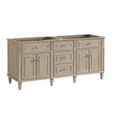James Martin Lorelai 72" Double Bathroom Vanity, Whitewashed Oak