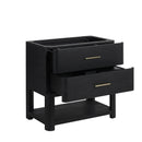 James Martin Lucian 36" Single Bathroom Vanity, Carbon Oak