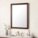 James Martin Glenbrooke 30" Mirror, Burnished Mahogany