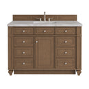 James Martin Bristol 48" Single Bathroom Vanity, Saddle Brown