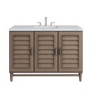 James Martin Portland 48" Single Bathroom Vanity, Whitewashed Walnut