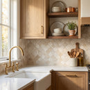Vanilla Beige Marble Casablanca on 12" x 12" Mesh Mosaic Tile