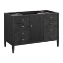James Martin Myrrin 48" Single Bathroom Vanity, Carbon Oak