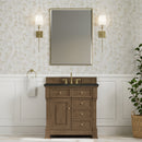 James Martin Brookfield 36" Single Bathroom Vanity, Pecan