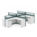 Trevik · L-Shaped Cubicle Workstation