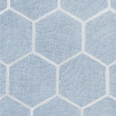 Myrtle Bloom Crackled Hexagon 5 Ceramic Tiles 5x5