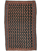 Vintage Persian Senneh Kilim 4’4” x 7’