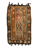 Vintage Persian Tribal Qashqai Kilim Rug 3’ x 5’