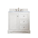James Martin De Soto 36" Single Bathroom Vanity, Bright White