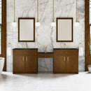 James Martin Bellshire 96" Double Bathroom Vanity, Honey Oak