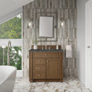 James Martin Bristol 36" Single Bathroom Vanity, Saddle Brown