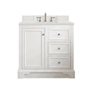 James Martin De Soto 36" Single Bathroom Vanity, Bright White