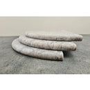 Vogue Gray Marble 9" Shower Corner Shelf Semi Polished