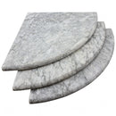 Vogue Gray Marble 9" Shower Corner Shelf Semi Polished