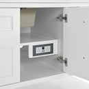 James Martin Breckenridge 60" Single Bathroom Vanity, Bright White