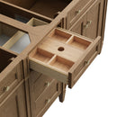 James Martin Brittany 72" Double Bathroom Vanity, Pecan