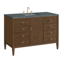 James Martin Myrrin 48" Single Bathroom Vanity, Mid-Century Walnut