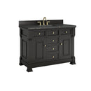James Martin Brookfield 48" Single Bathroom Vanity, Black Onyx