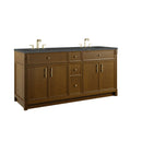 James Martin Bellshire 72" Double Bathroom Vanity, Honey Oak