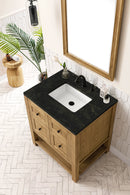 James Martin Breckenridge 30" Single Bathroom Vanity, Light Natural Oak