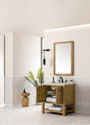 James Martin Breckenridge 30" Single Bathroom Vanity, Light Natural Oak
