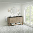James Martin Breckenridge 60" Single Bathroom Vanity, Whitewashed Oak