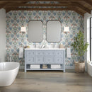 James Martin Breckenridge 60" Double Bathroom Vanity, Serenity Blue