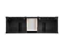 James Martin Brittany 72" Double Bathroom Vanity, Black Onyx