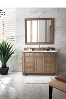 James Martin Bristol 48" Single Bathroom Vanity, Whitewashed Walnut