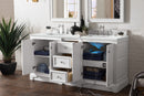 James Martin De Soto 72" Double Bathroom Vanity, Bright White