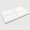 Blanc Matte Ceramic Tiles 4x8