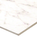 white vena 12x24 glazed ceramic wall tile msi collection NWHIVEN1224 product shot one tile profile view