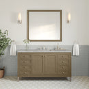 James Martin Chicago 60" Single Bathroom Vanity, Walnut Whisper