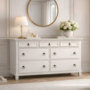 Winchester 7 Drawer Dresser, White